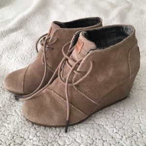 TOMS Suede Booties